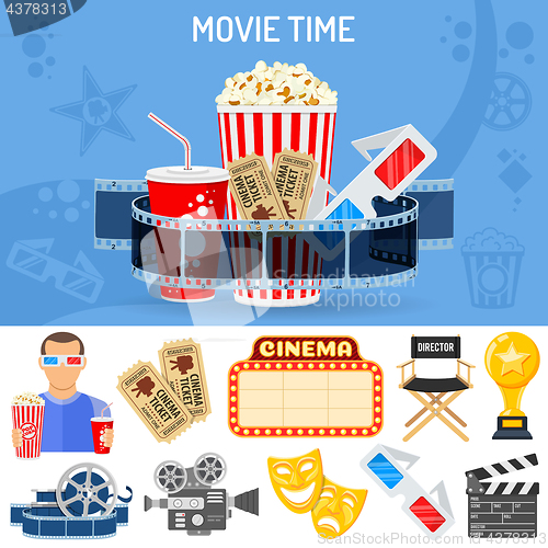 Image of Cinema and Movie Concept