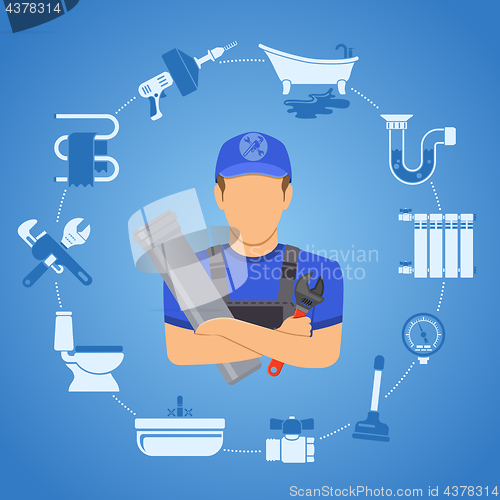 Image of Plumbing Service Concept