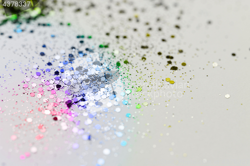 Image of Color glitter - macro photo