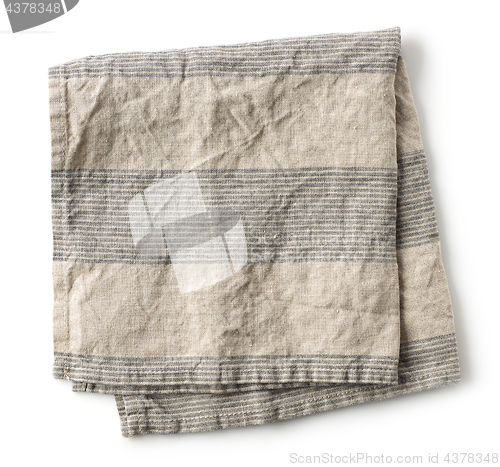 Image of folded linen napkin