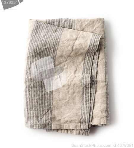 Image of folded linen napkin