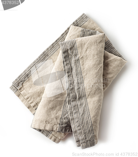 Image of folded linen napkin