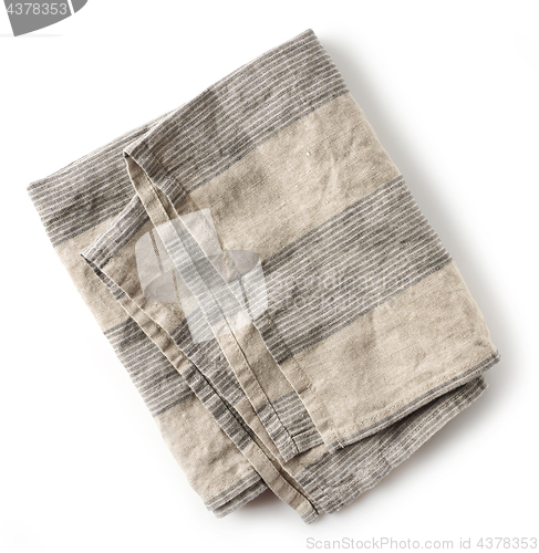 Image of folded linen napkin