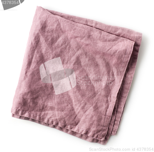 Image of folded linen napkin