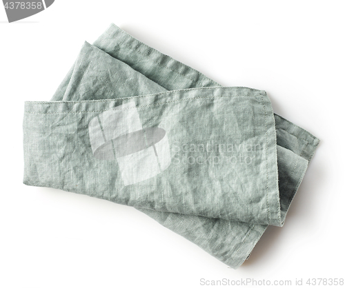 Image of folded linen napkin