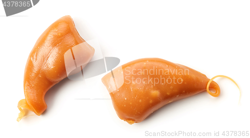 Image of pieces of caramel