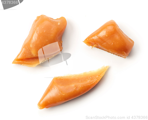 Image of pieces of caramel