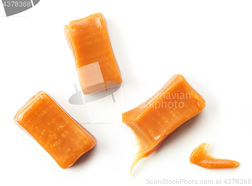 Image of pieces of caramel