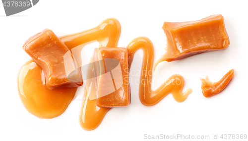 Image of pieces of caramel