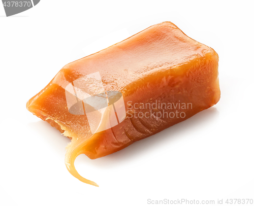 Image of piece of caramel