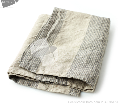 Image of folded linen napkin