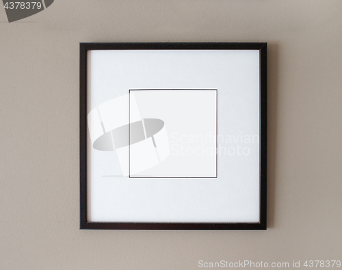 Image of Black frame on wall