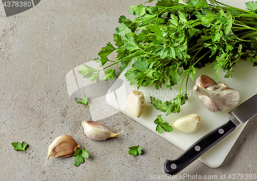 Image of Parsley and garlic