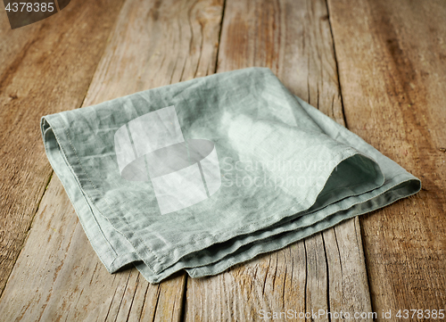 Image of folded linen napkin