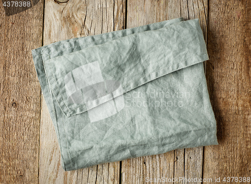 Image of folded linen napkin