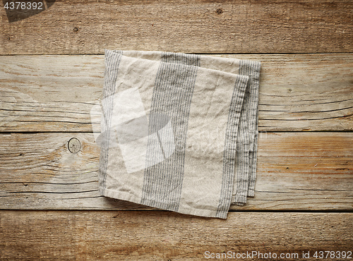 Image of folded linen napkin