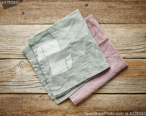 Image of folded linen napkin