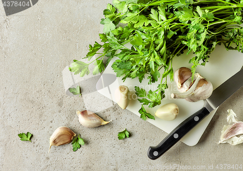 Image of Parsley and garlic