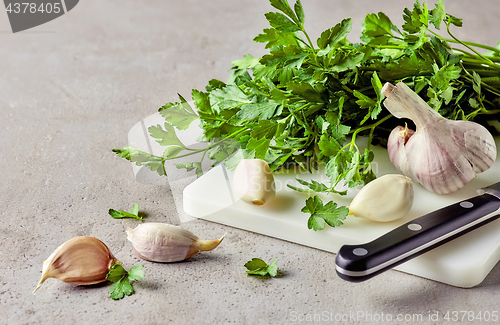 Image of Parsley and garlic