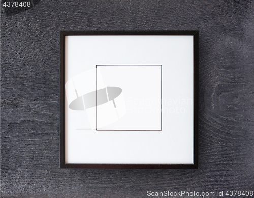 Image of Black frame on wall