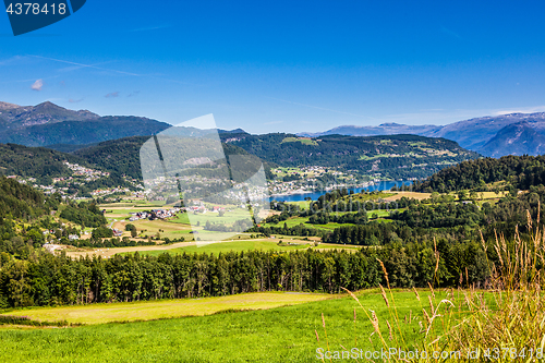 Image of Overview Picture of Øystese a natural pearl in Kvam, Hordaland.