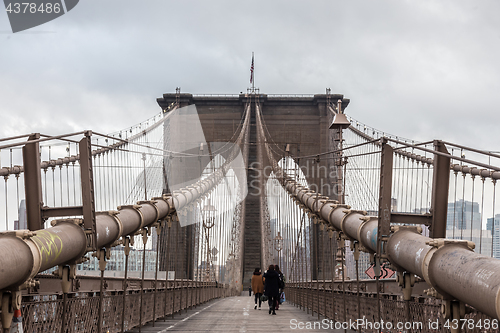 Image of Brooklyn bridge, New York City.