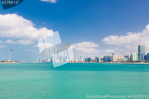 Image of Abu Dhabi waterfront, United Arab Emirates