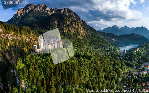 Image of Neuschwanstein Castle Bavarian Alps Germany