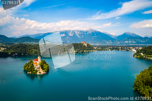 Image of Slovenia - resort Lake Bled.