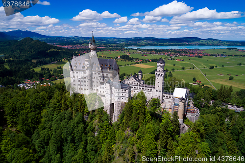 Image of Neuschwanstein Castle Bavarian Alps Germany