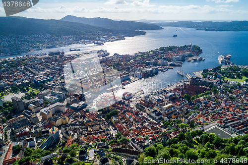 Image of Bergen is a city and municipality in Hordaland on the west coast