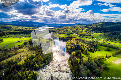 Image of Ristafallet waterfall in the western part of Jamtland is listed 