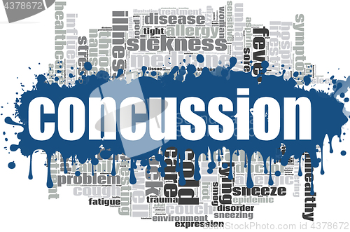 Image of Concussion word cloud design