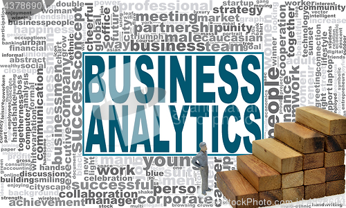 Image of Business analytics word cloud