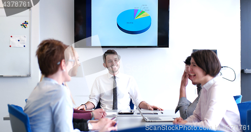 Image of group of business man on meeting