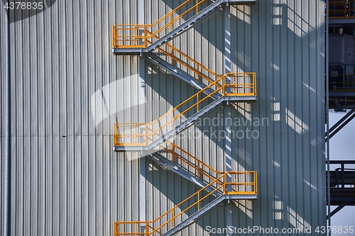 Image of Industrial Exterior Staircase