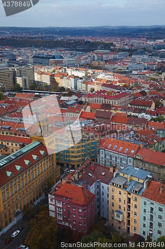 Image of Prague viewed from above
