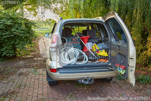 Image of Trunk with stuff