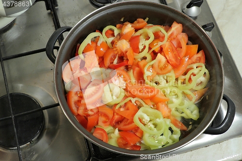 Image of Cooking Vegetable Lecho