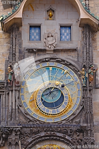 Image of Old astronomical clock detail