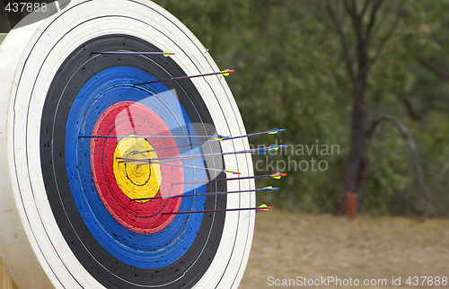 Image of archery target