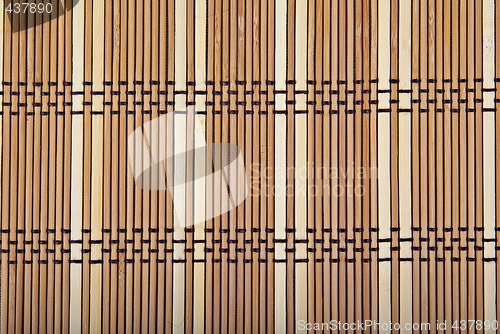Image of wooden bamboo mat background