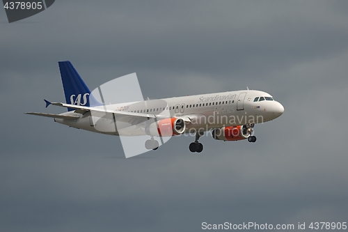 Image of Passenger Plane Landing