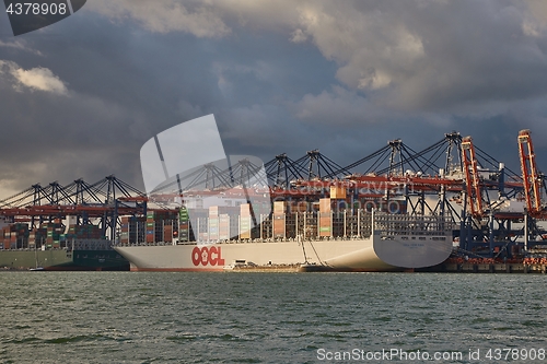 Image of Huge Container Ship