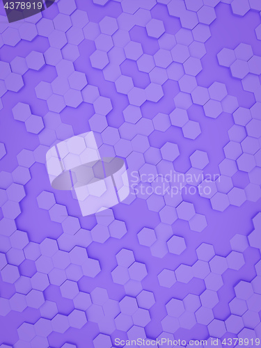 Image of purple hexagon background