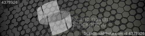 Image of grey hexagon background
