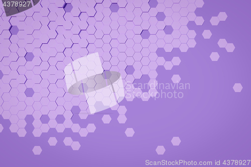 Image of purple hexagon background