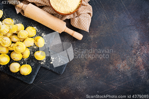 Image of raw dumplings