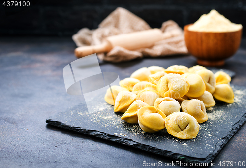 Image of raw dumplings