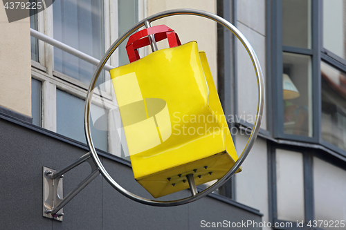 Image of Yellow Shopping Bag